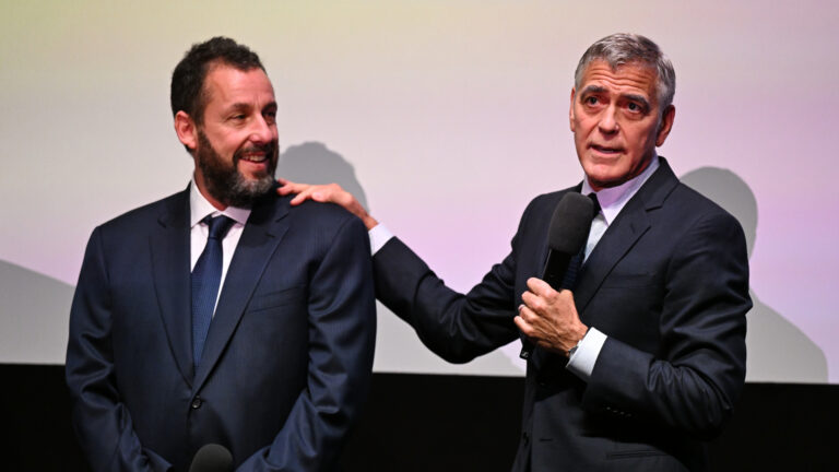 Clooney and Sandler Shine at London Premiere of Jay Kelly