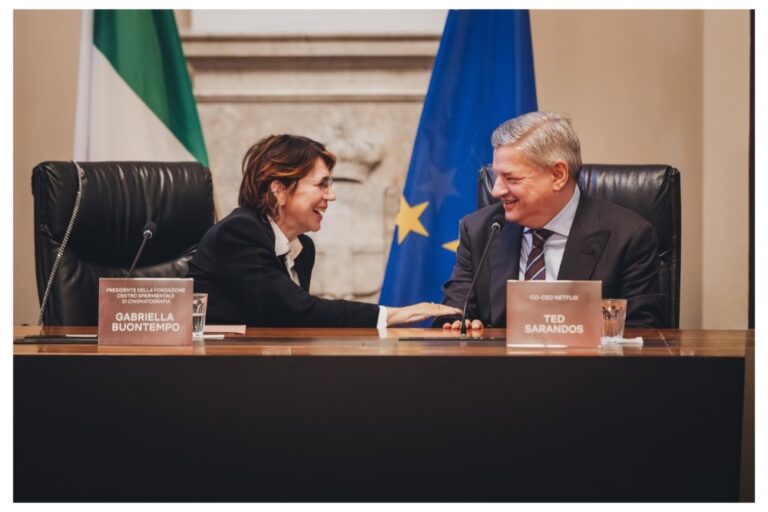 Sarandos Unveils Netflix–Italy Pact to Reopen Rome’s Cinema Europa